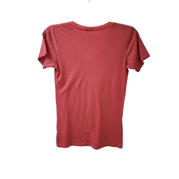 Roxy V-Neck Pink Top Women's Medium y2k 2000s Surfer Beach - Picture 2 of 6